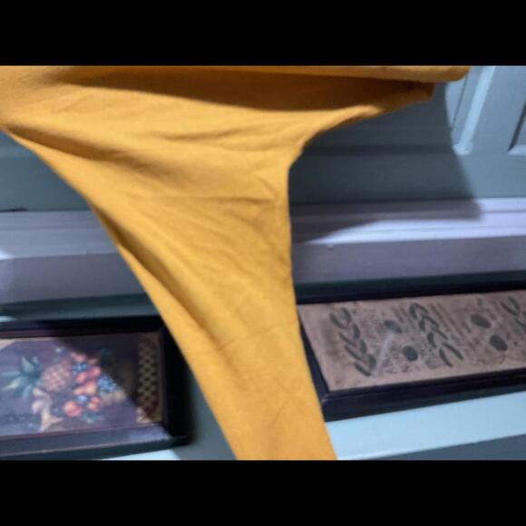 COPY - Vila Milano Cozy Oversized Long Sleeve Top in Mustard Yellow Large - Picture 3 of 10